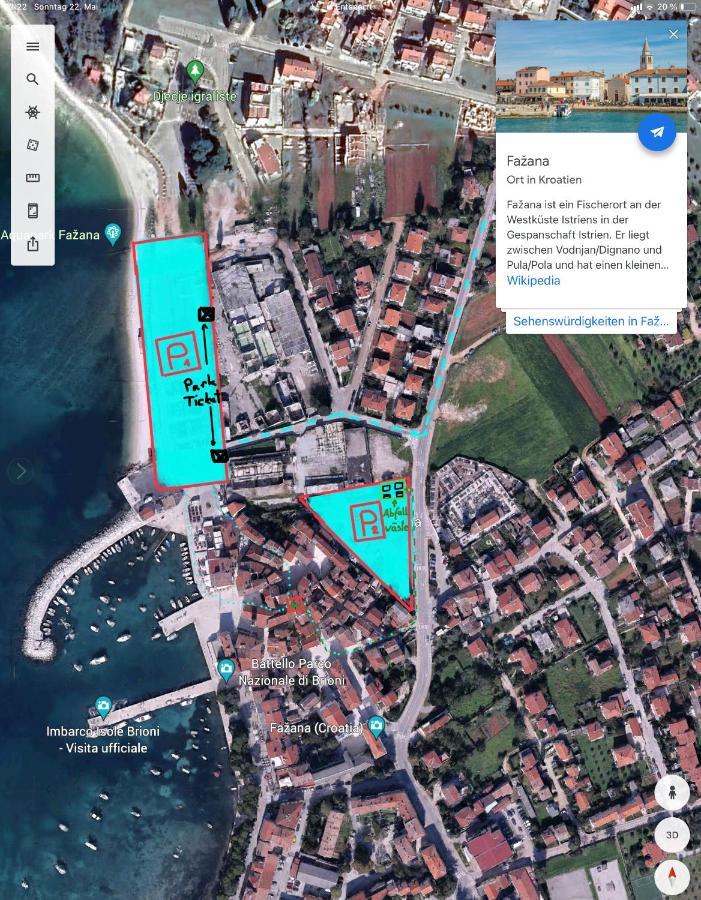 Istrian Stone House In The Heart Of The Beautiful Fishing Village Fazana - Only Few Steps From The Sea And The Wonderful Beach - Incl Plasma-Quad-Plus-Filter Against C O V I D Exteriör bild